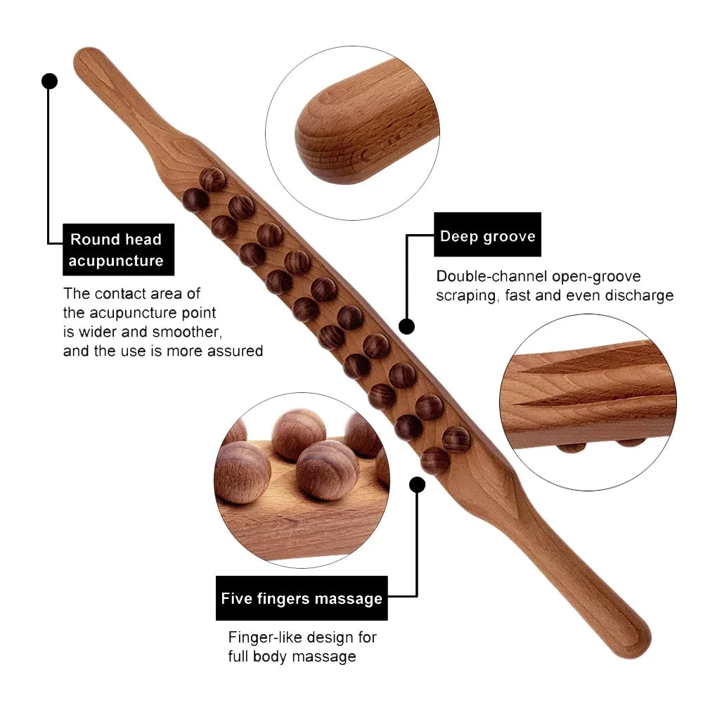 TheraWood - Luxe Gua Sha Massage Wand