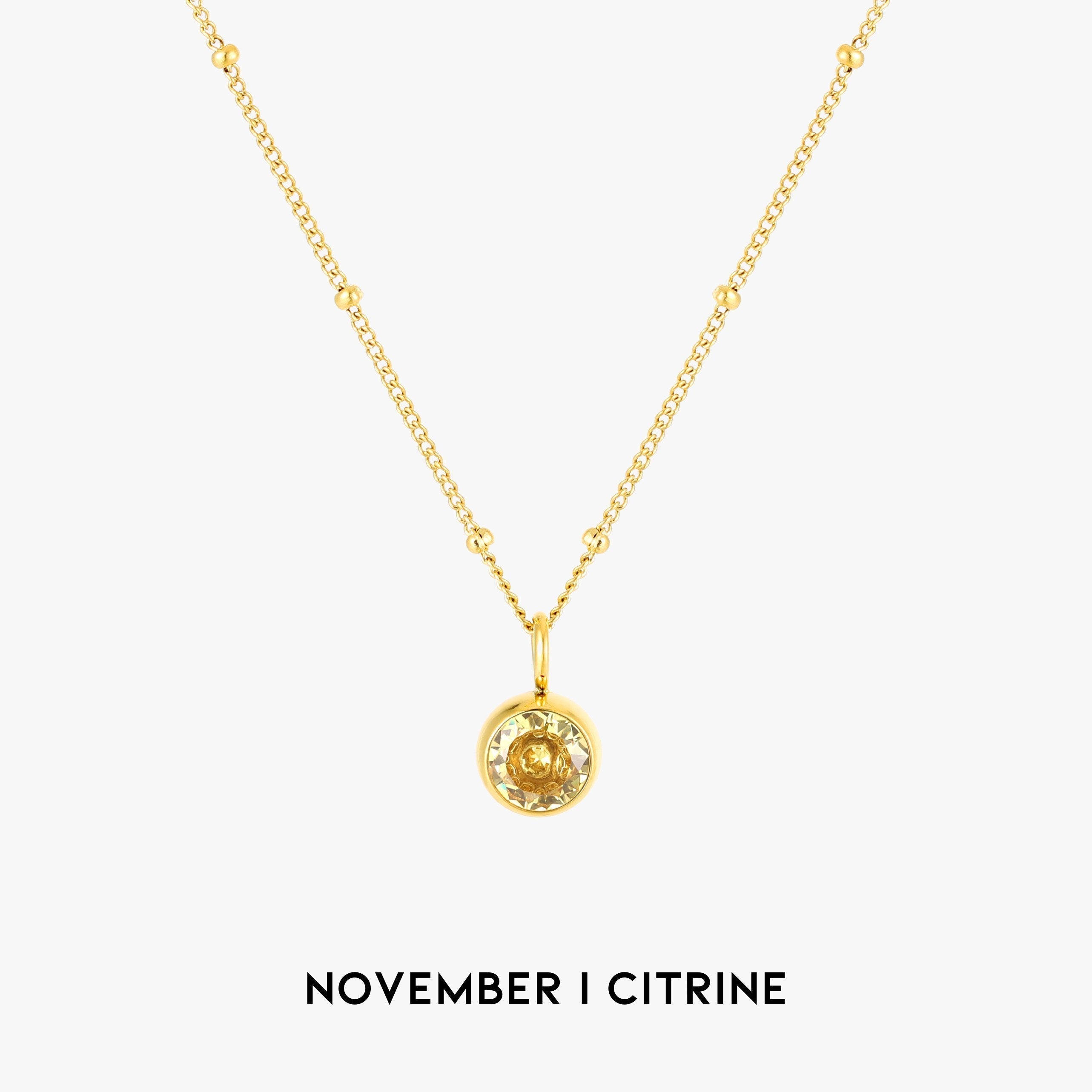 Aurora Birthstone Necklace - An Enchanting Connection