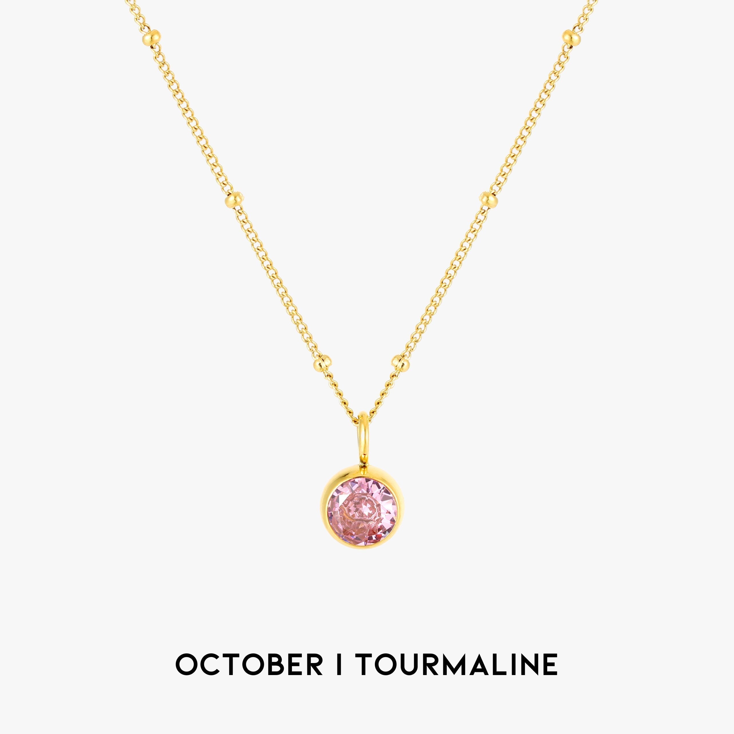 Aurora Birthstone Necklace - An Enchanting Connection
