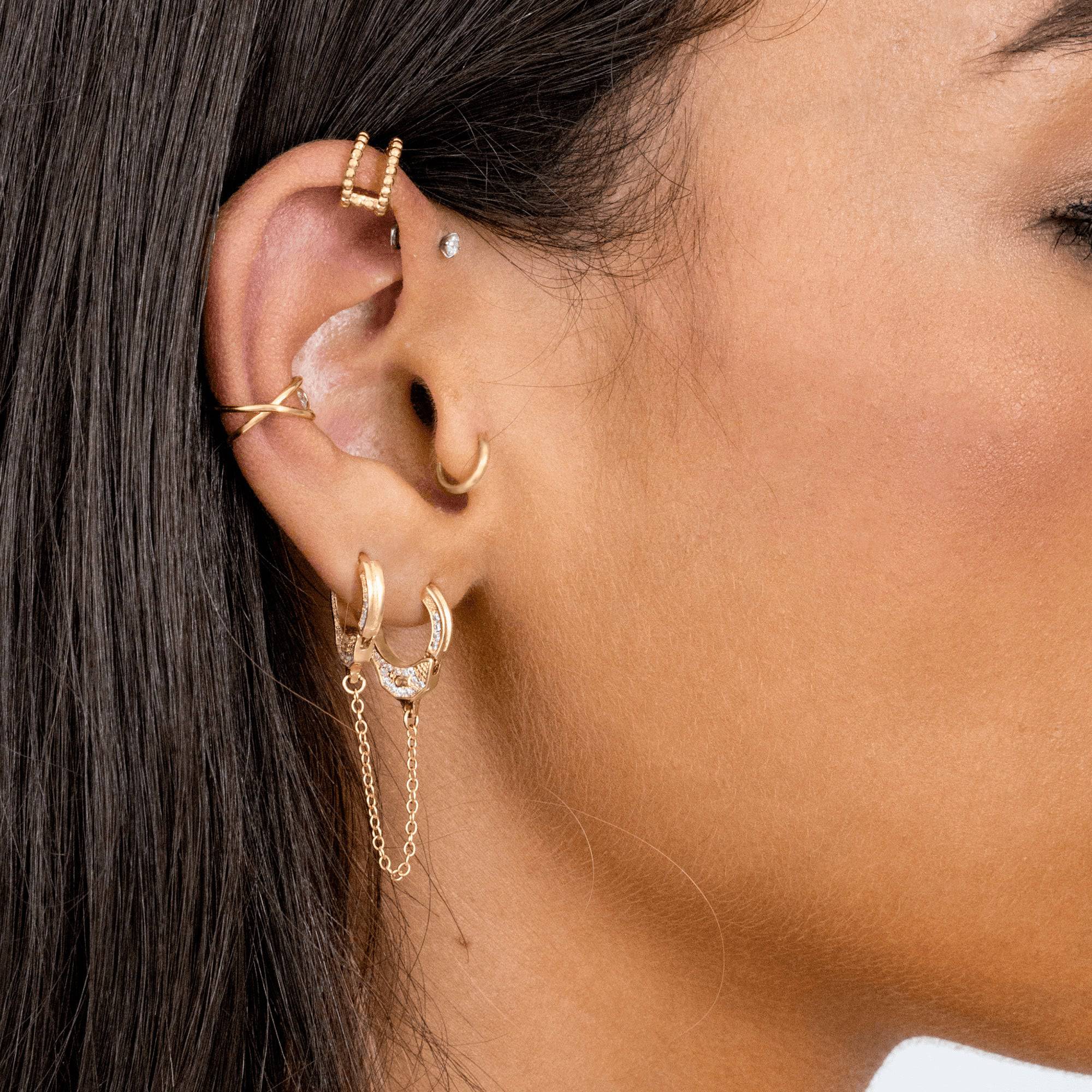 Stylish U-shaped Earrings - Nova