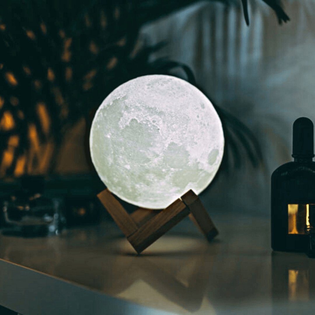 Magical Moonlight - with Wireless Touch Control and Wooden Stand