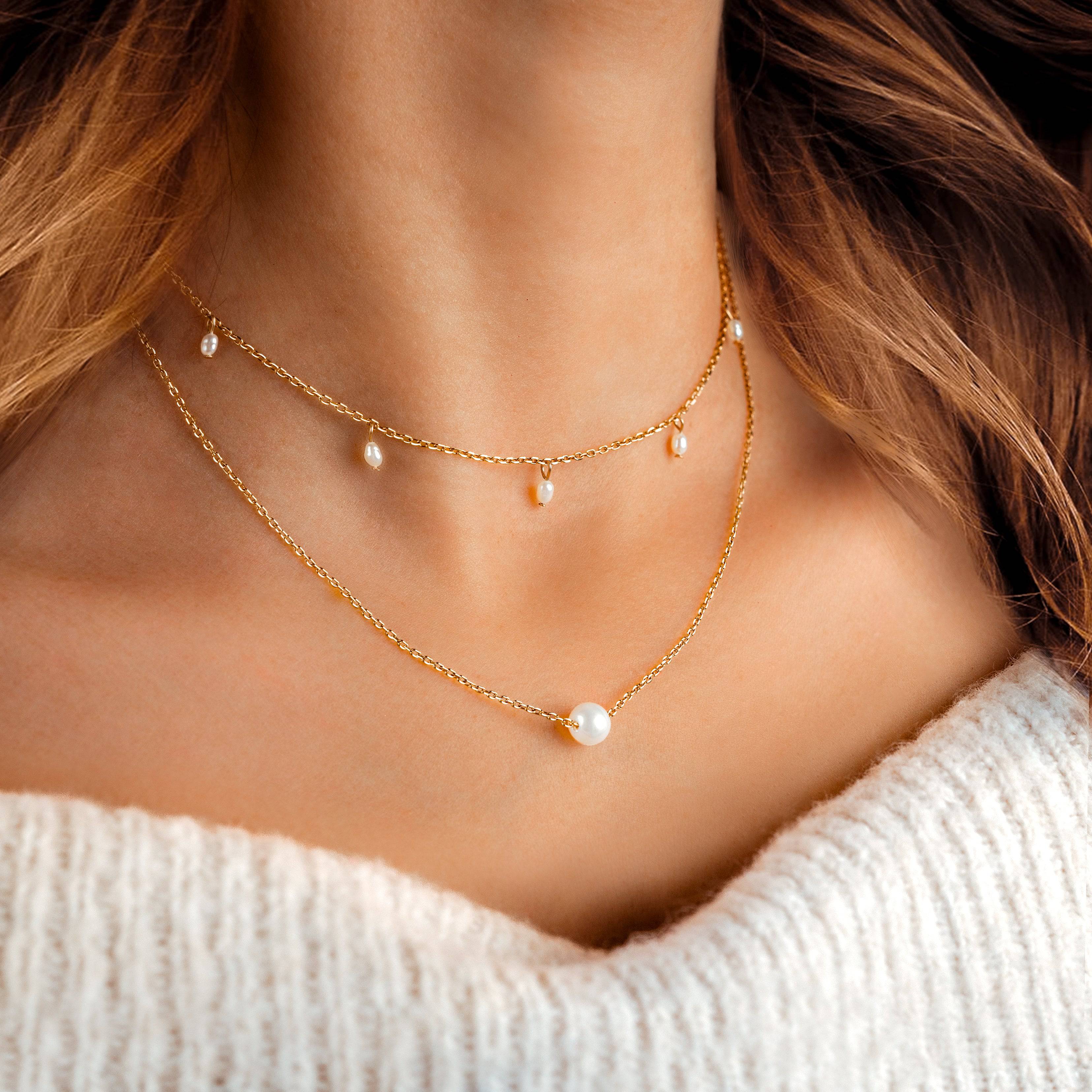 Fabulous Marie Pearl Necklace by Zee