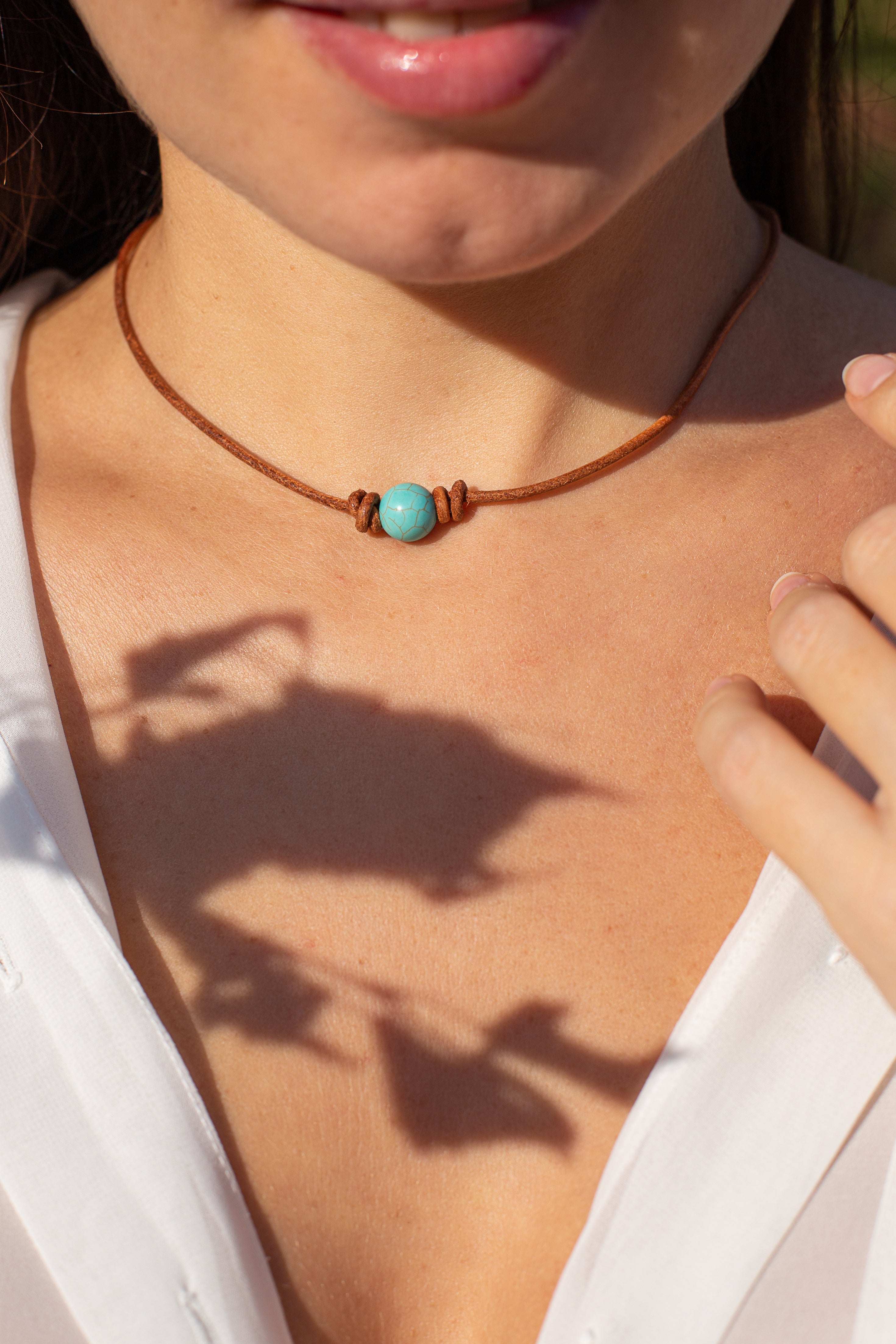 Calista Necklace – Elegant Turquoise Choker