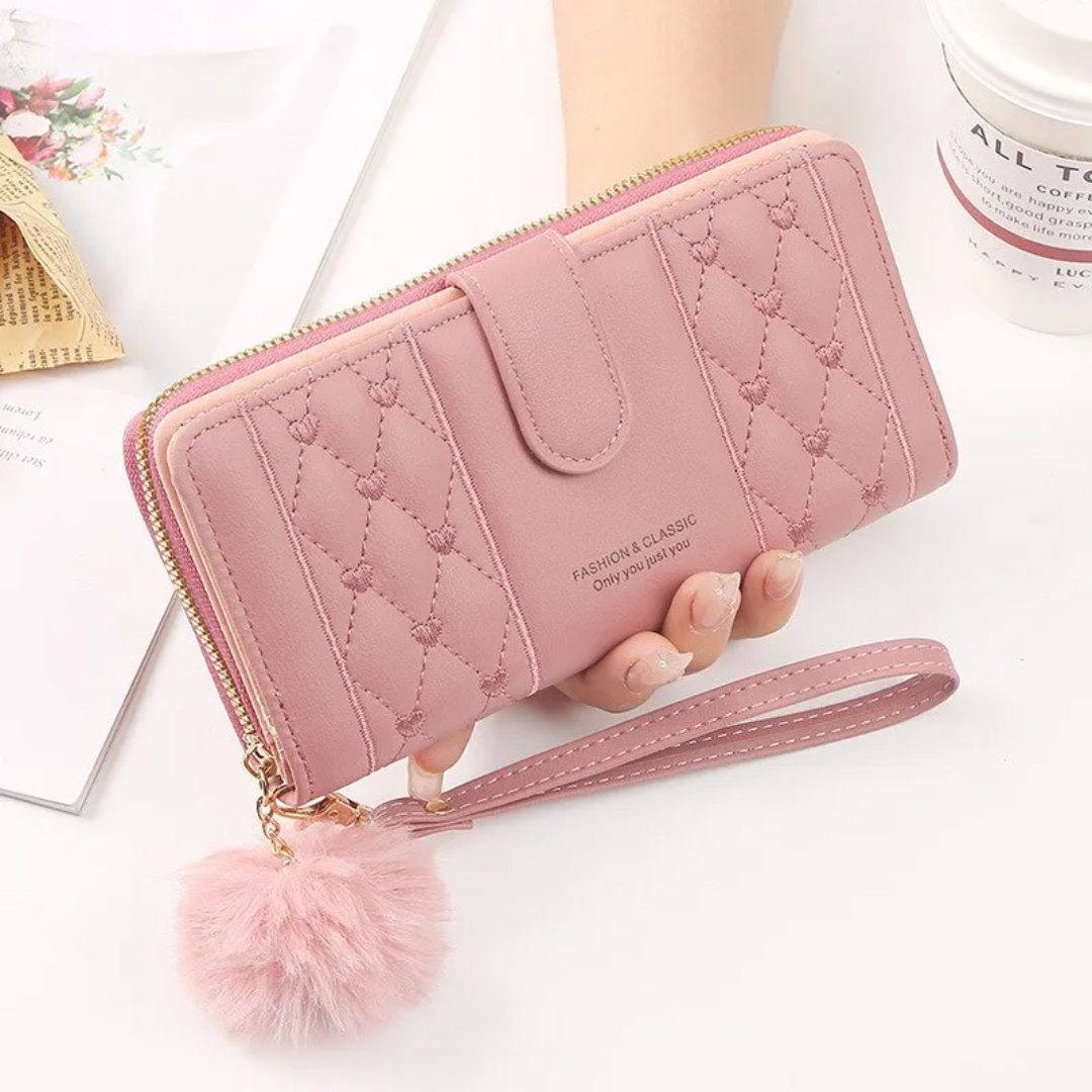 EmbroiWallet - Elegant Wallet with Wristband