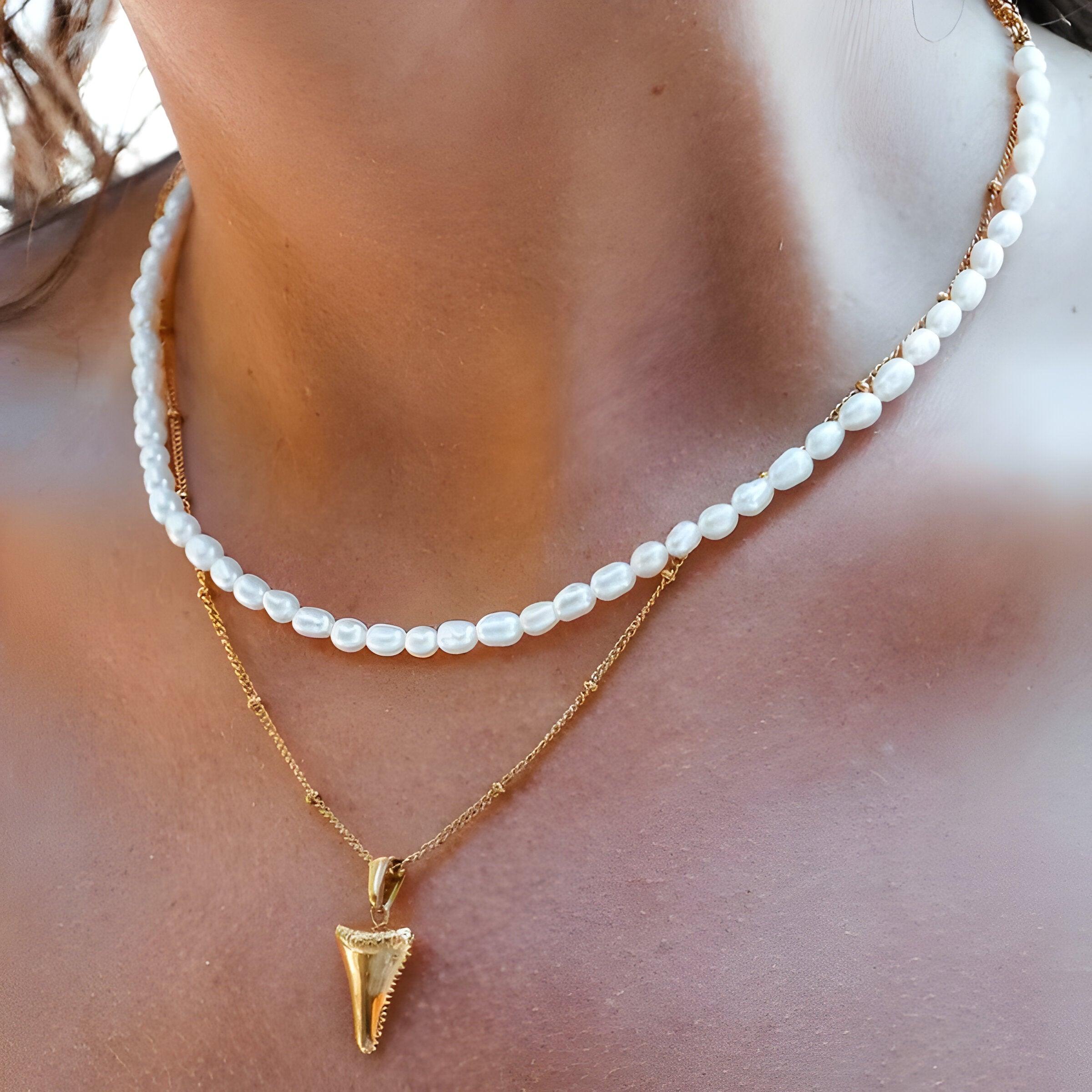 Lunaria - Elegant Secret Pearl Necklace