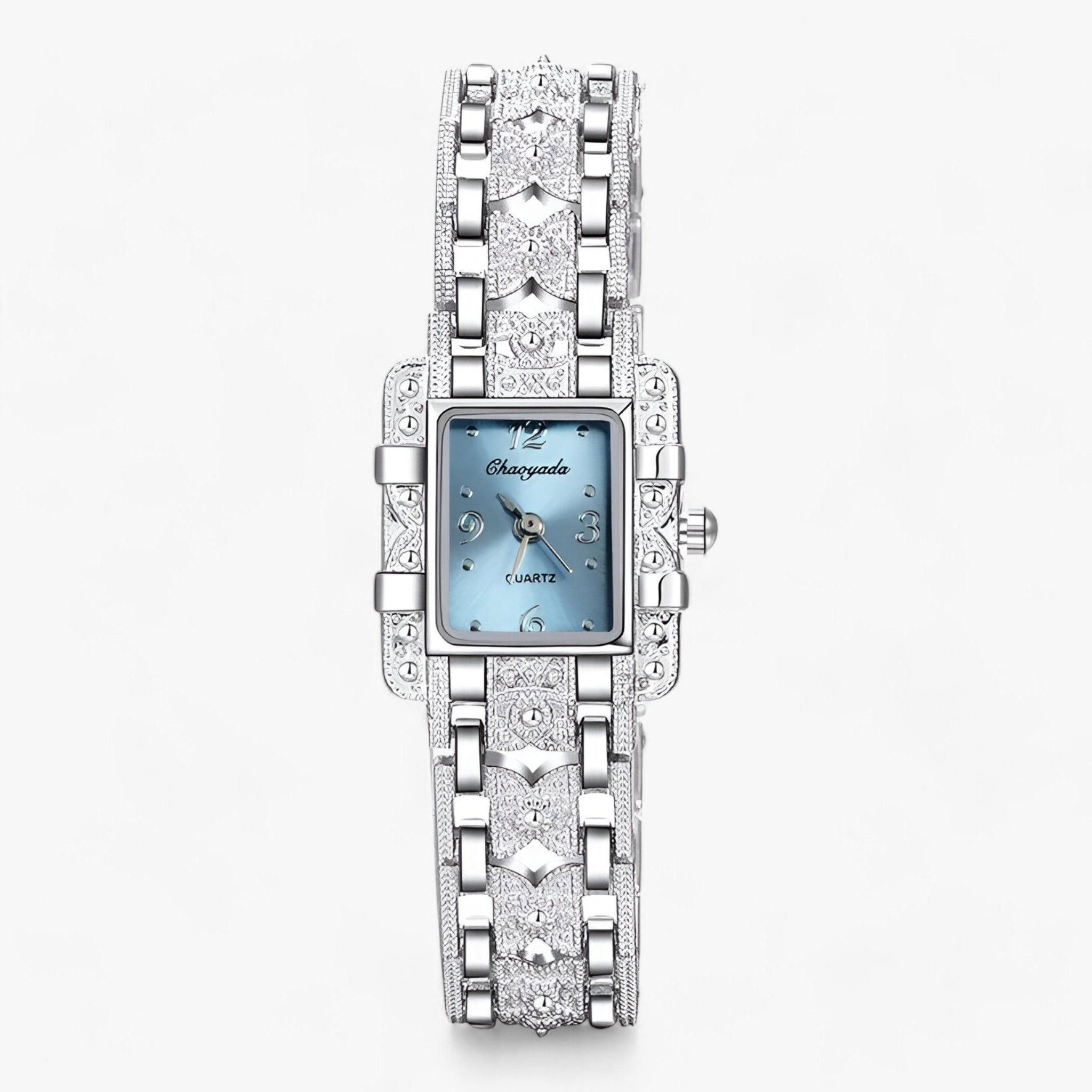 Camille Watch - Elegant Rectangular Style with Crystals