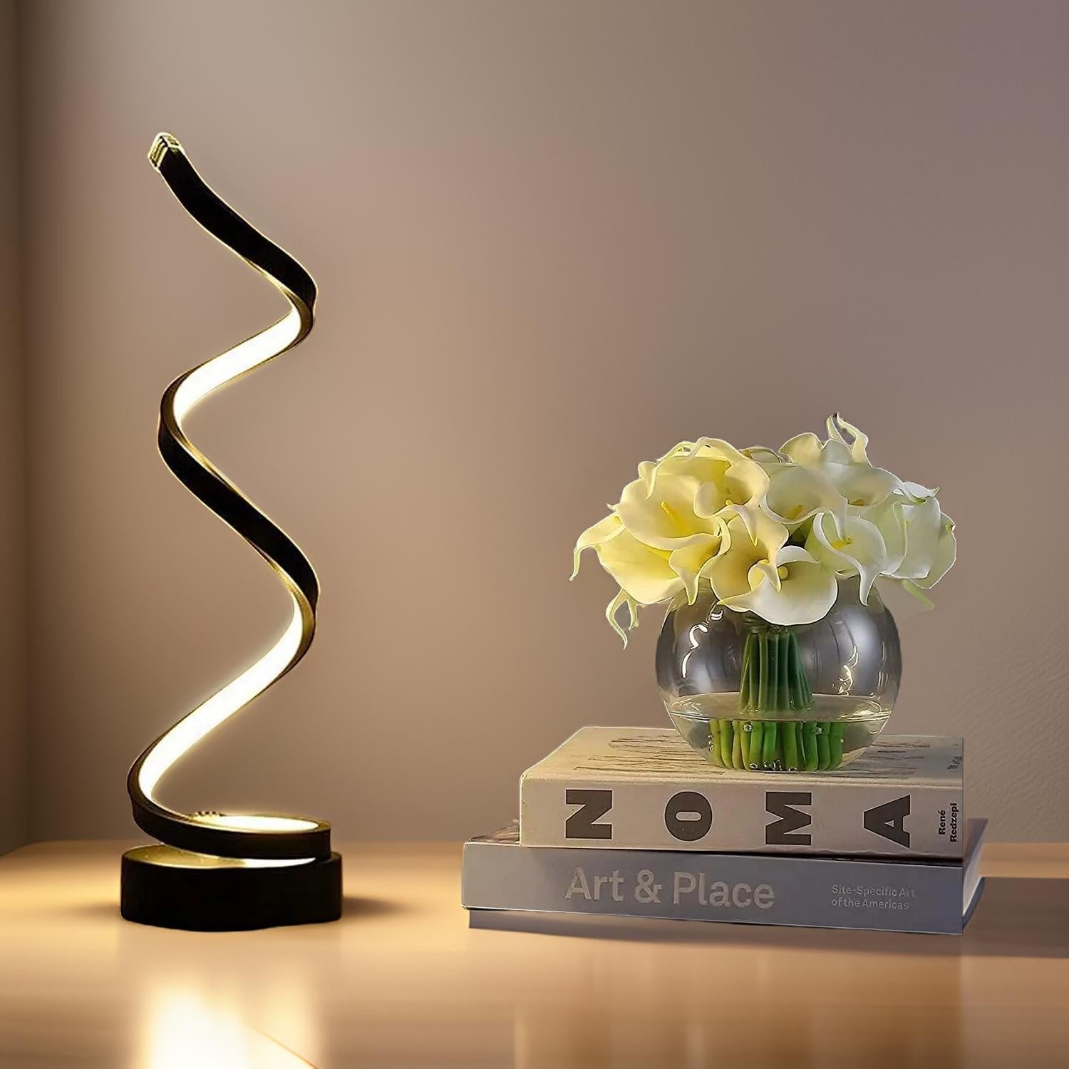 Modern LED Table Lamp - with Touch-Control and Warm Light
