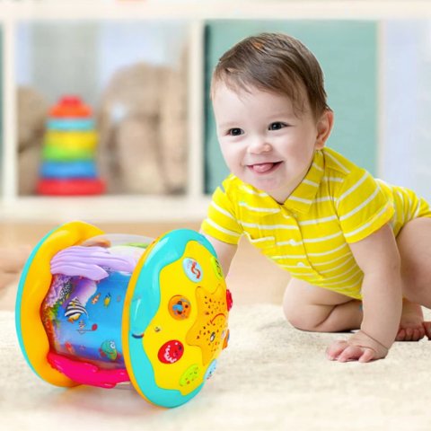 TwinkleDrum - Magical Baby Toy Drum with Lights and Sounds