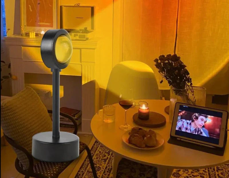 GlowSphere – Magical sunset lamp with 4 colors
