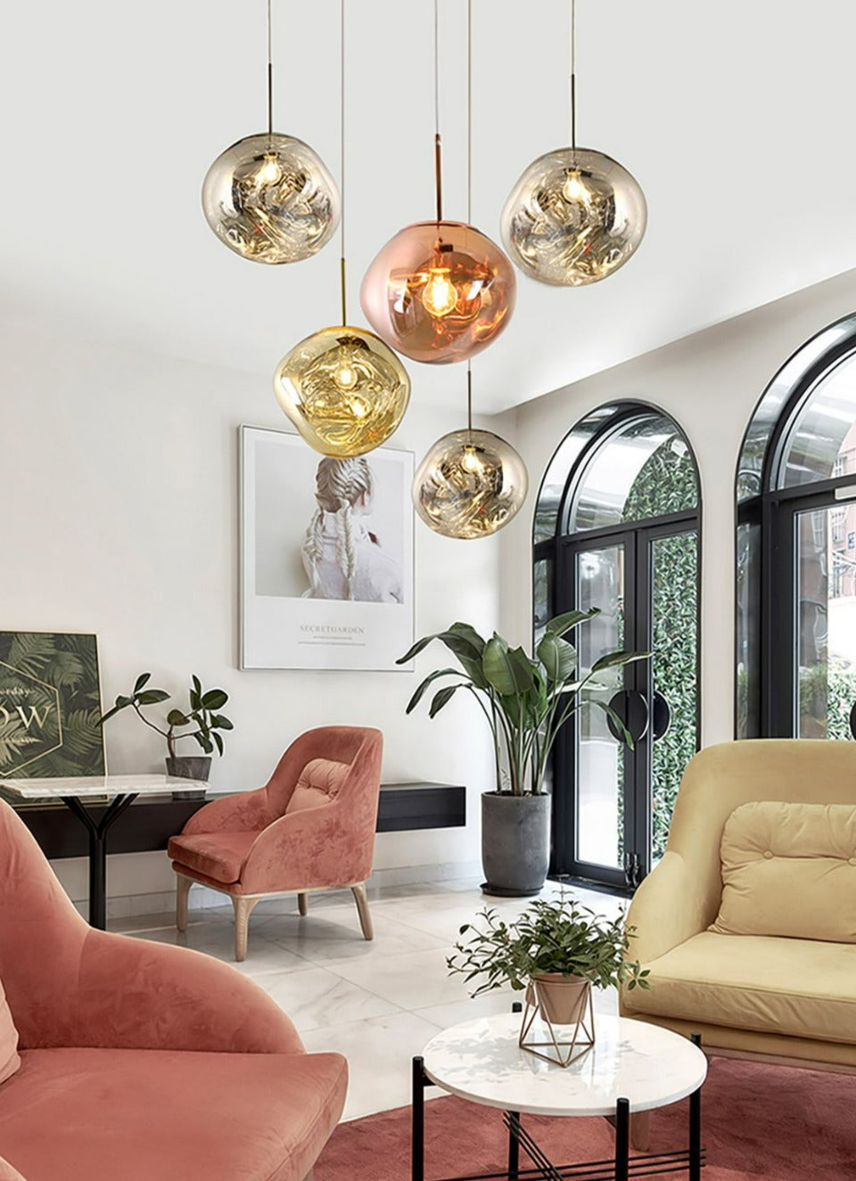 Chroma Glow - Playful and Elegant Ceiling Lamp