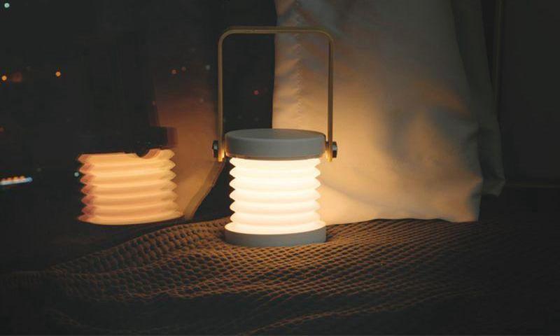 CompactGlow Lamp – Portable and Foldable Lighting