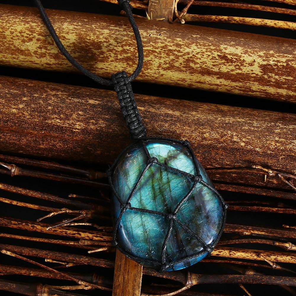 Aris DragonHeart Necklace – Mysterious Labradorite Jewelry