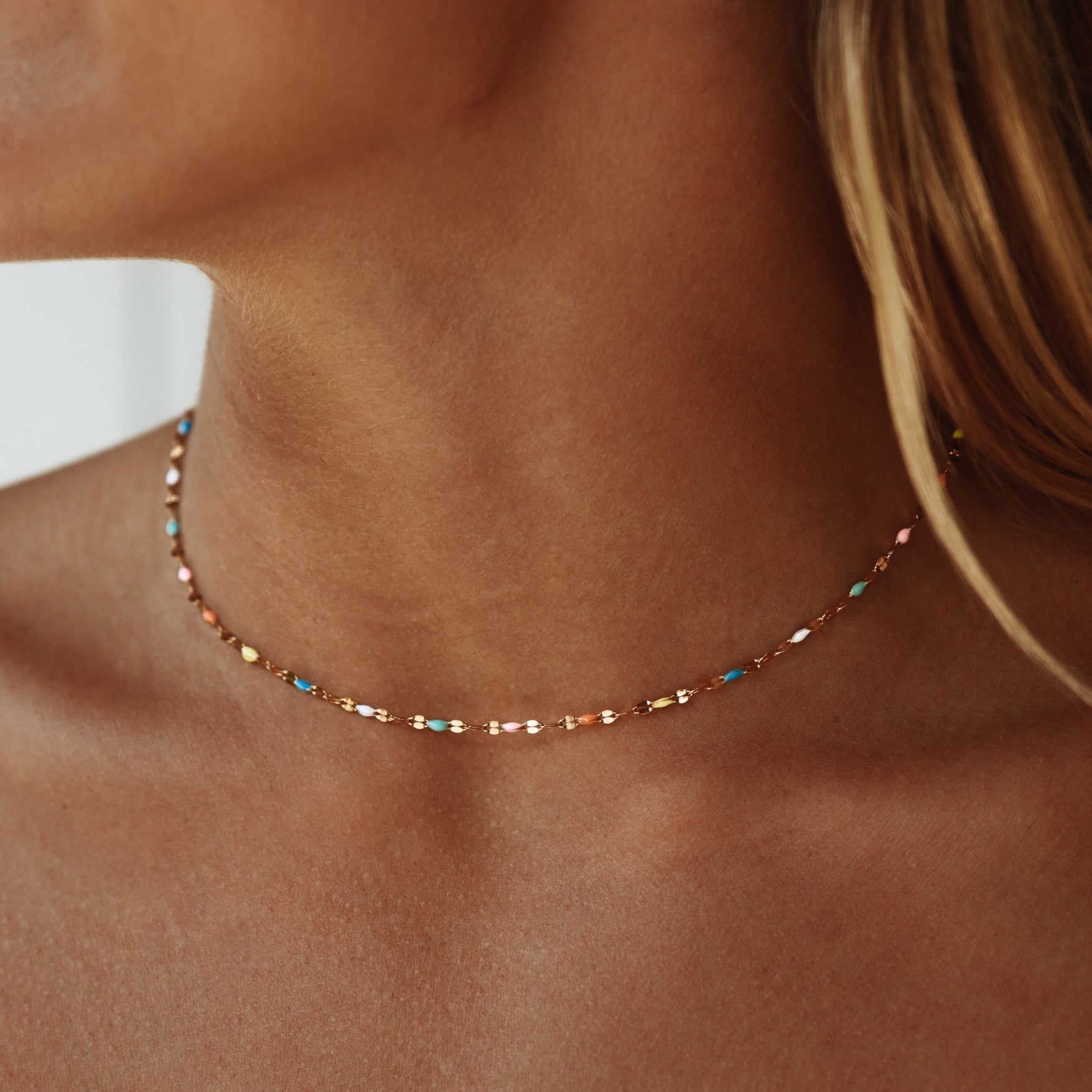 Selina's amazing rainbow necklace