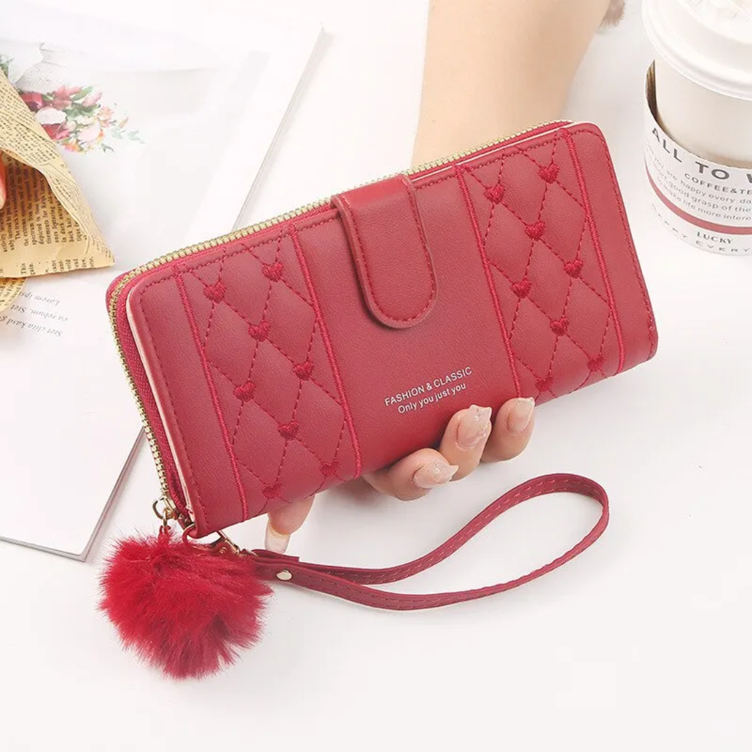 EmbroiWallet - Elegant Wallet with Wristband
