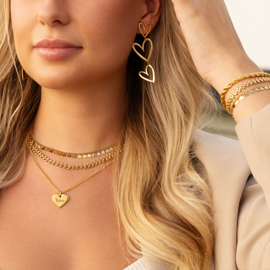 TripleHeart Earrings - Elegant &amp; Trendy Earrings