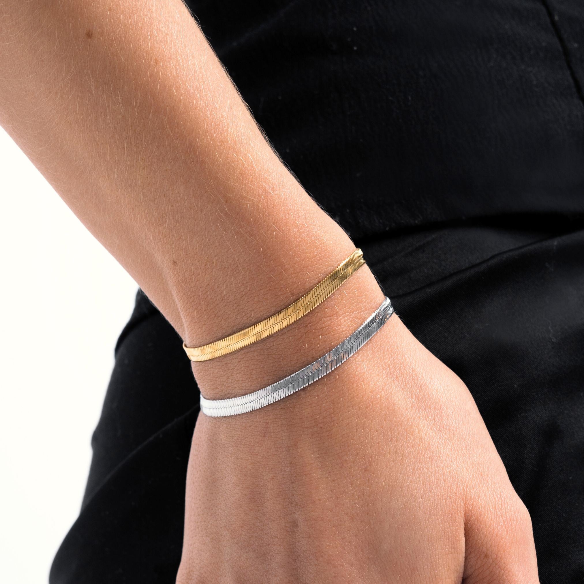 Elegant Lana Herringbone Bracelet 