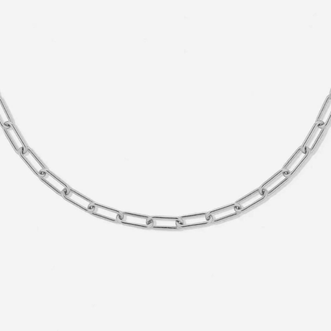 Stylish paper clip choker necklace - Lina 