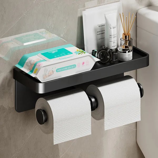 LuxeHold – Stylish Multifunctional Toilet Paper Holder