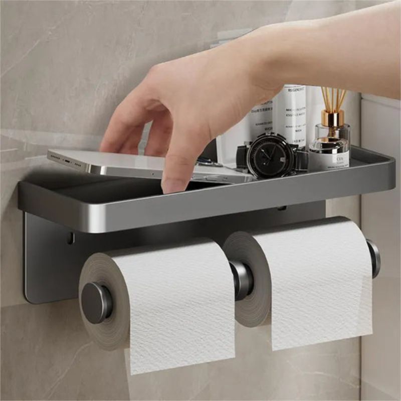 LuxeHold – Stylish Multifunctional Toilet Paper Holder