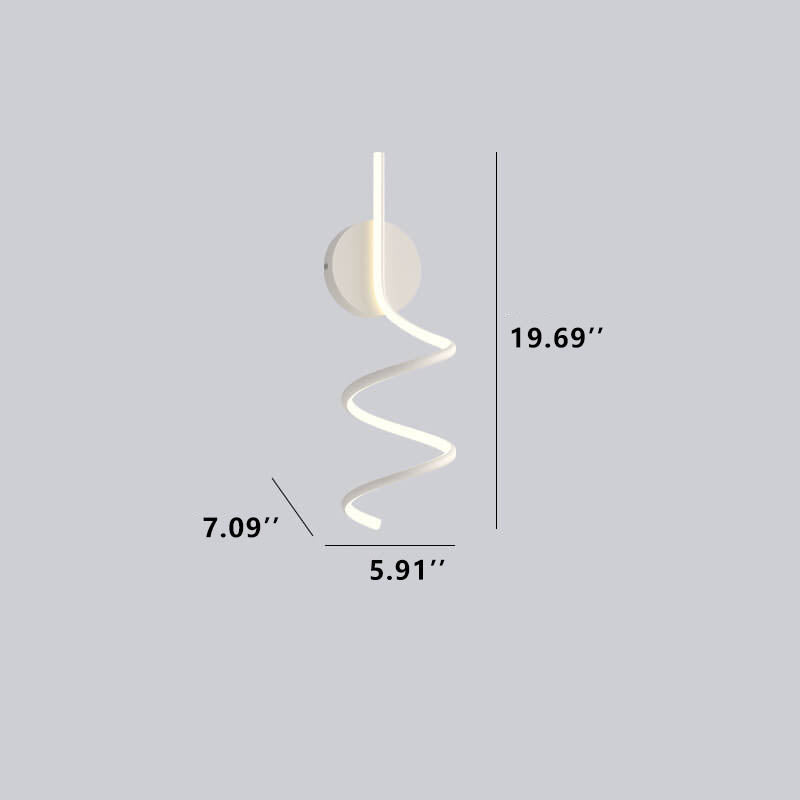 GlowWave – Stilren LED Bågvägglampa för Stämning