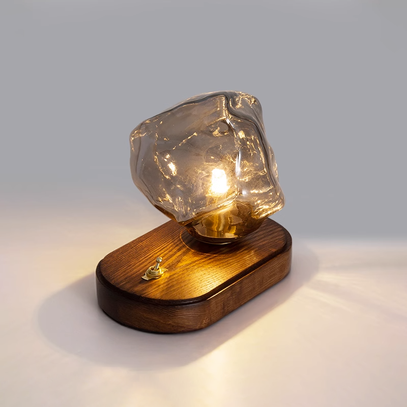 GlowCraft Table Lamp - Elegant Wireless Table Lamp with Motion Sensor 