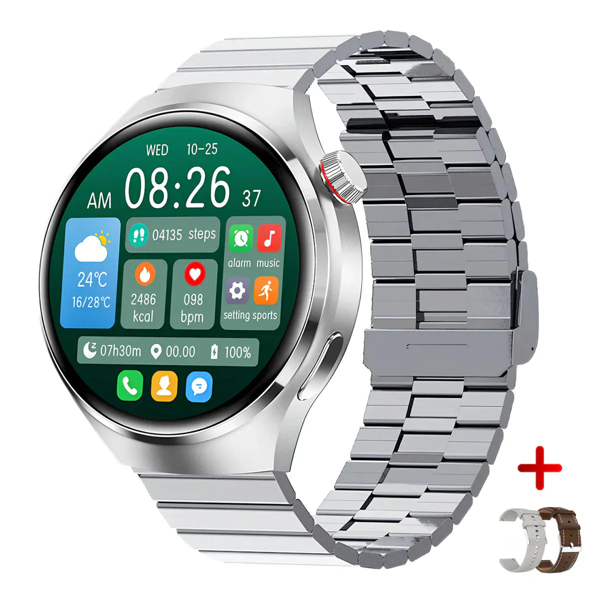 EleganceFit Smartwatch – Luxury Watch with Advanced Features