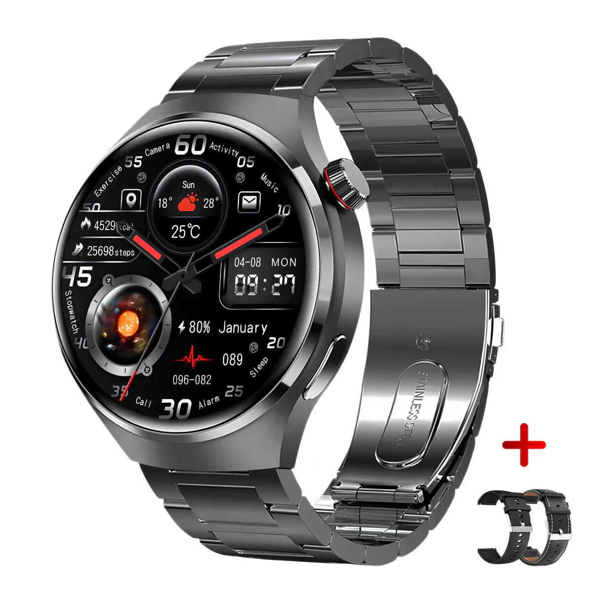 EleganceFit Smartwatch – Luxury Watch with Advanced Features