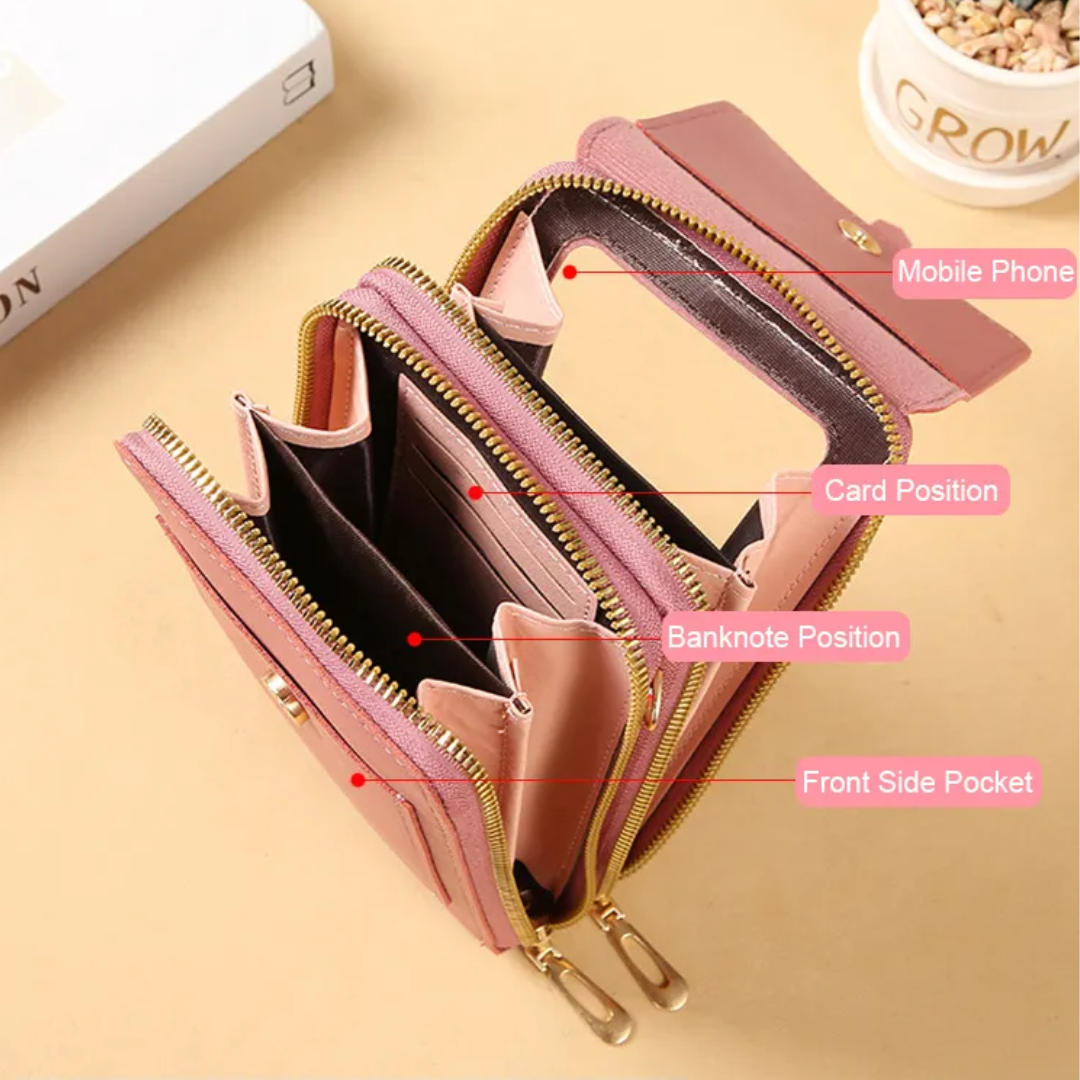 Sonia Wallet – Elegant Leather Phone Case