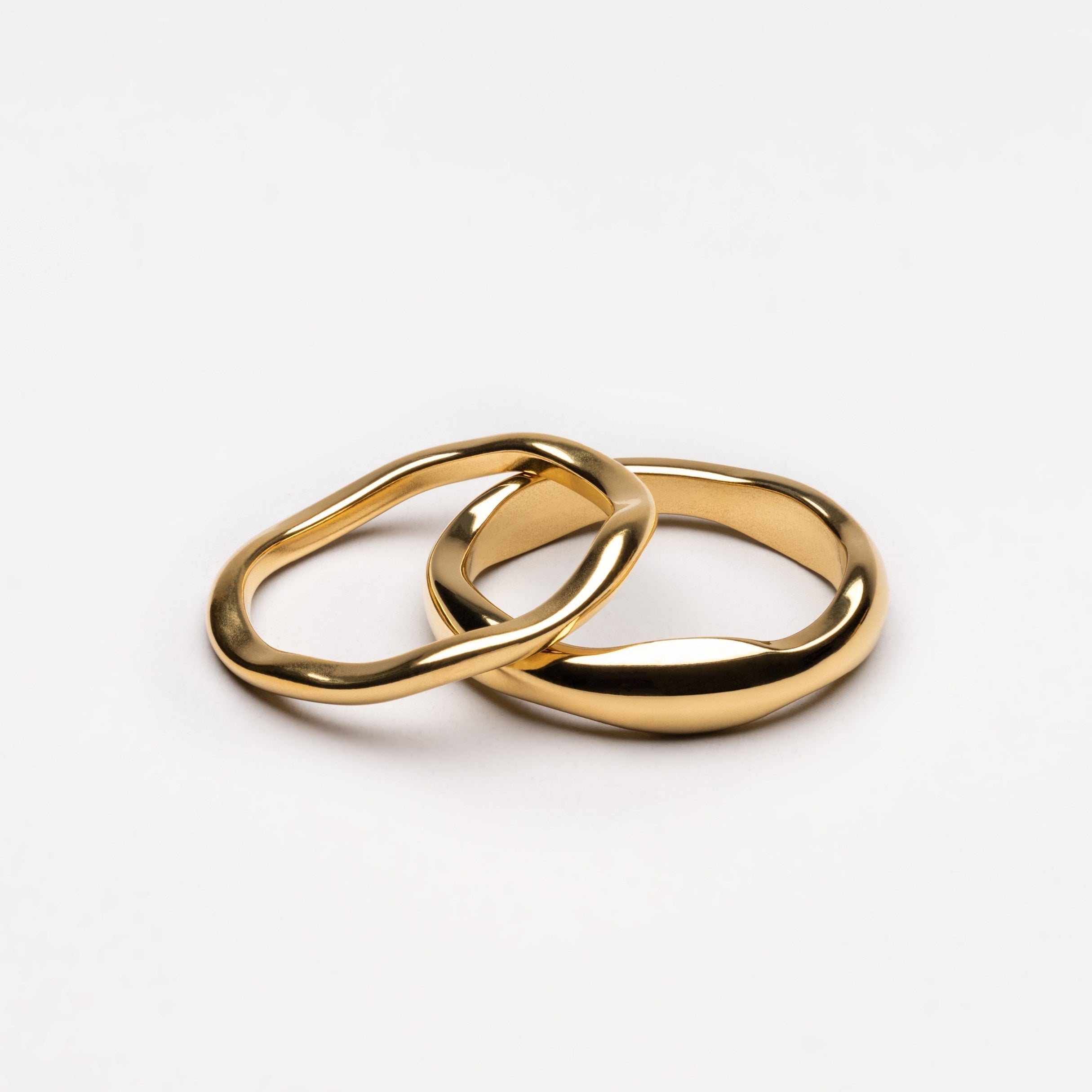 Elegant Stacking Ring Set - Luna