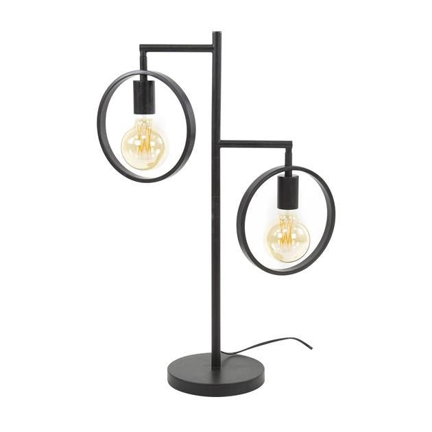 HennesLamp – Modern Table Lamp with Black Nickel