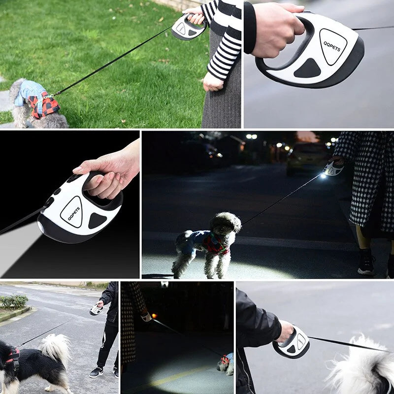 BrightLeash - Luxury retractable dog leash with LED