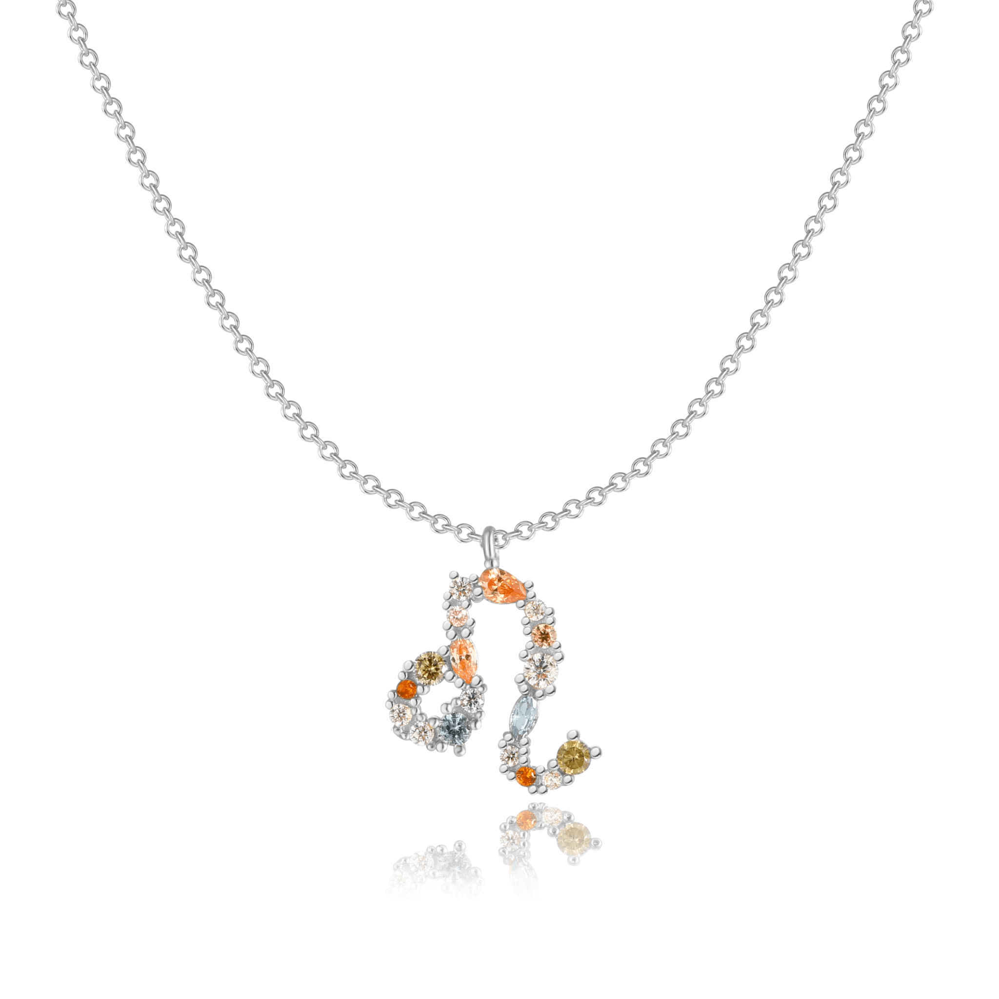 Elegant celestial zodiac necklace - Celestia