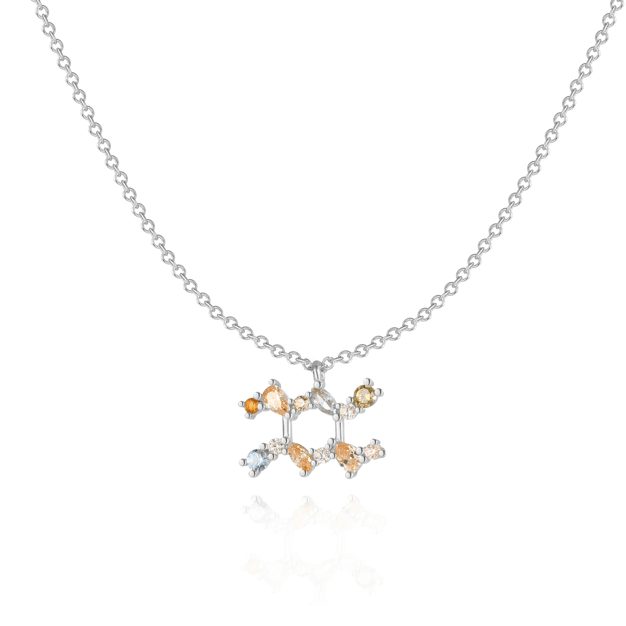 Elegant celestial zodiac necklace - Celestia