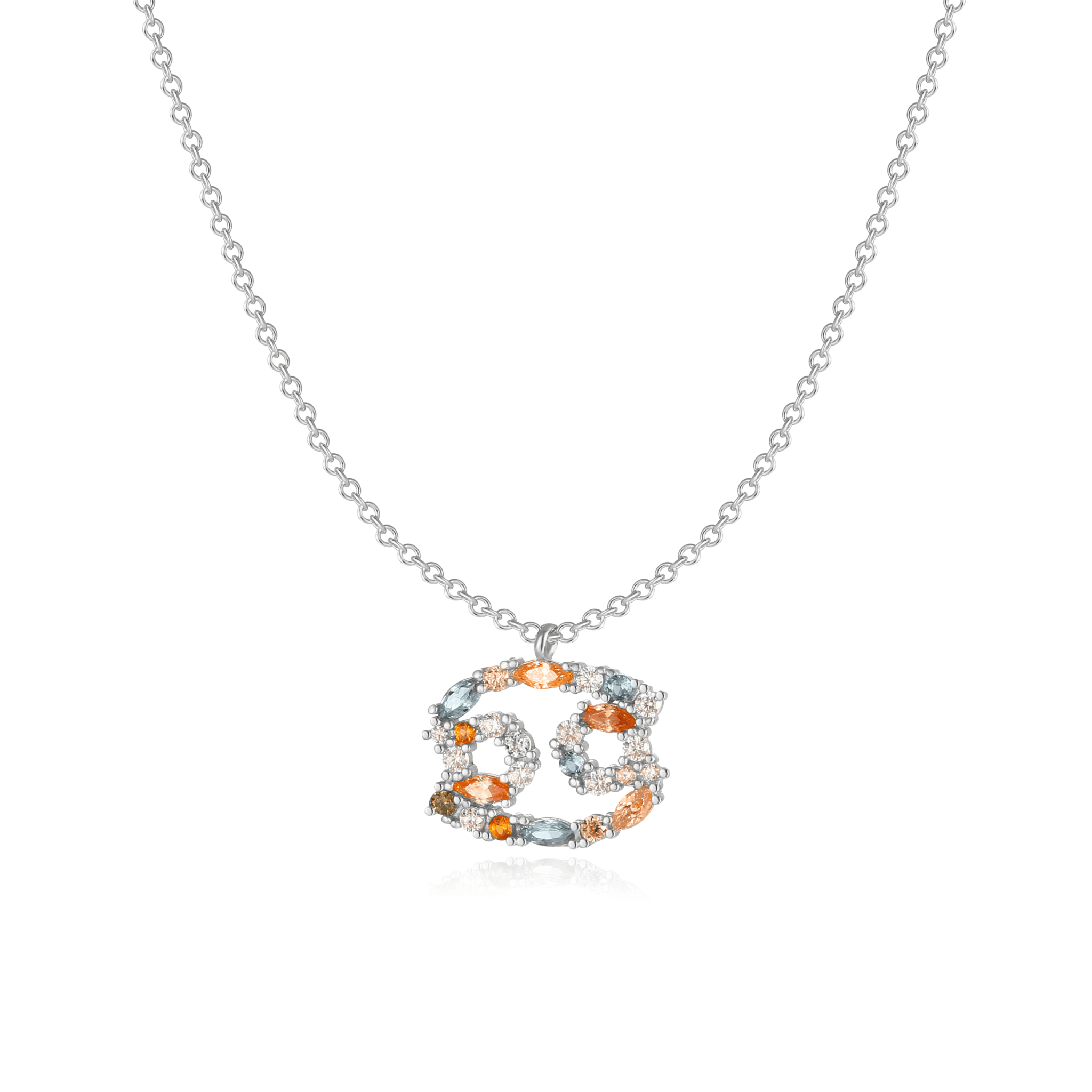 Elegant celestial zodiac necklace - Celestia