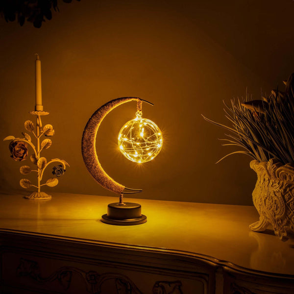 LunarGlow Table Lamp – Magical Moon Lantern for Dreamy Moods