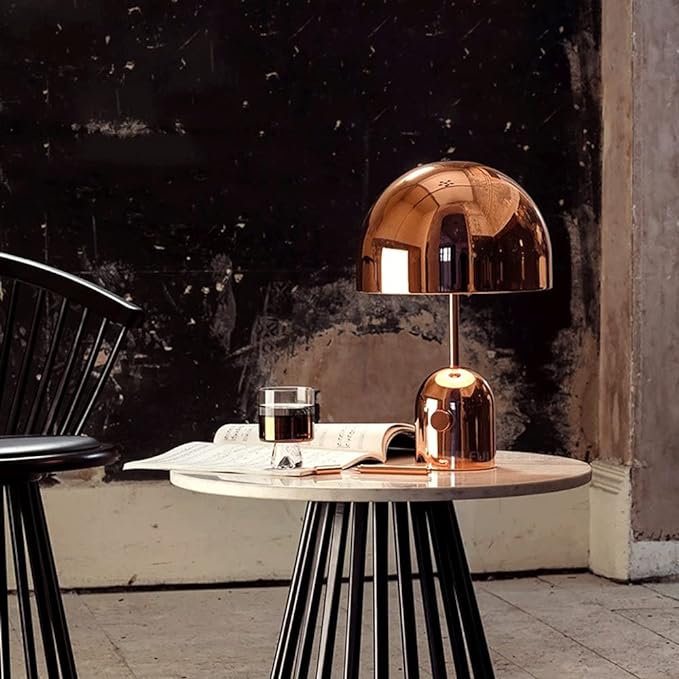 LuxeGlow Table Lamp - Elegant Copper Finish for Any Space