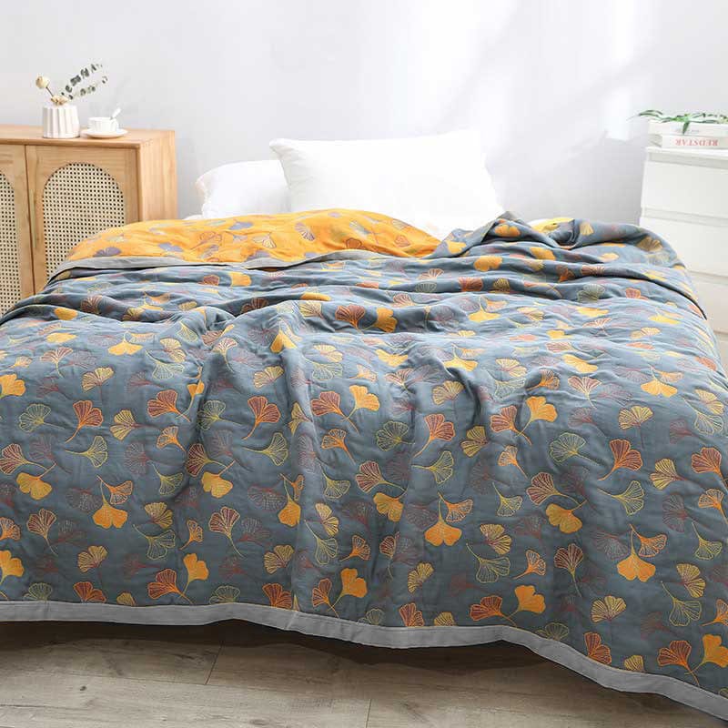 Luxurious Duvet with Elegant Leaf Pattern – Premium Cotton