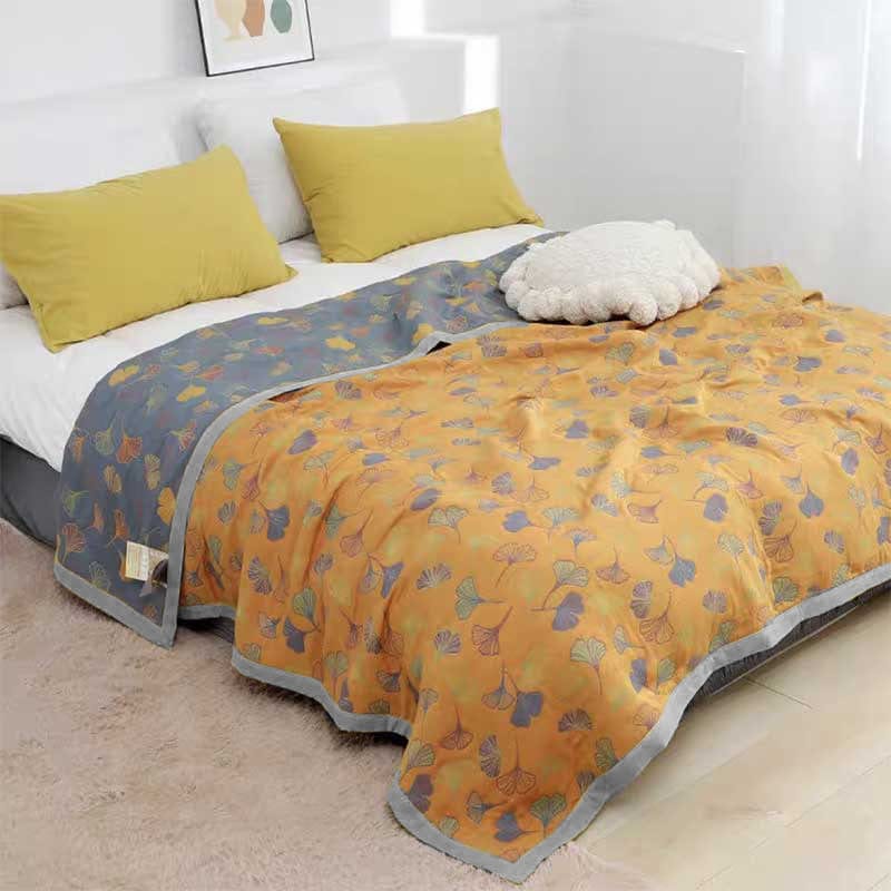 Luxurious Duvet with Elegant Leaf Pattern – Premium Cotton
