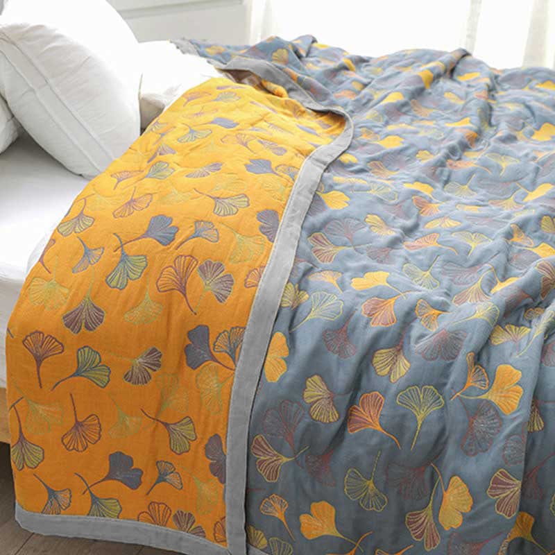 Luxurious Duvet with Elegant Leaf Pattern – Premium Cotton