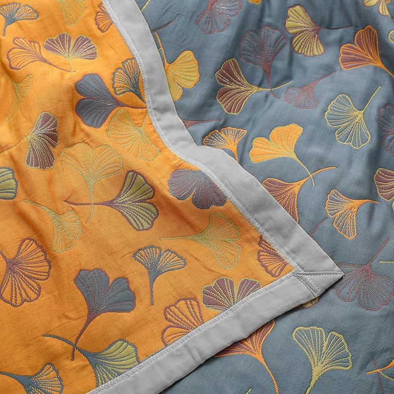 Luxurious Duvet with Elegant Leaf Pattern – Premium Cotton