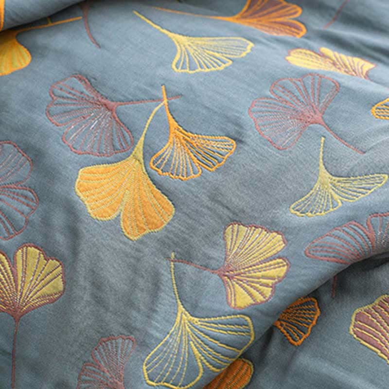 Luxurious Duvet with Elegant Leaf Pattern – Premium Cotton