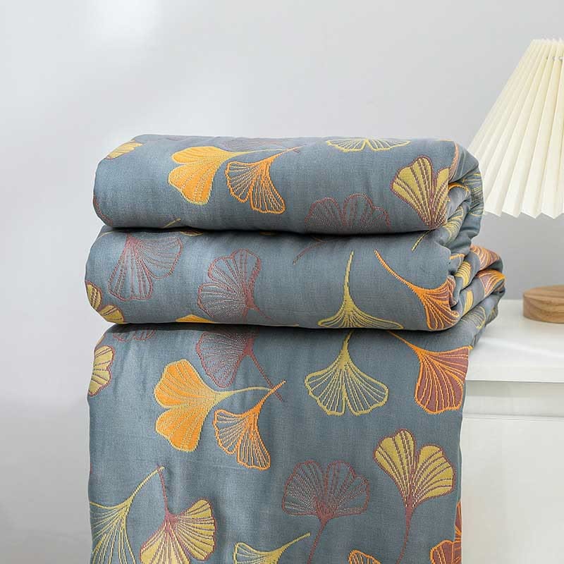 Luxurious Duvet with Elegant Leaf Pattern – Premium Cotton