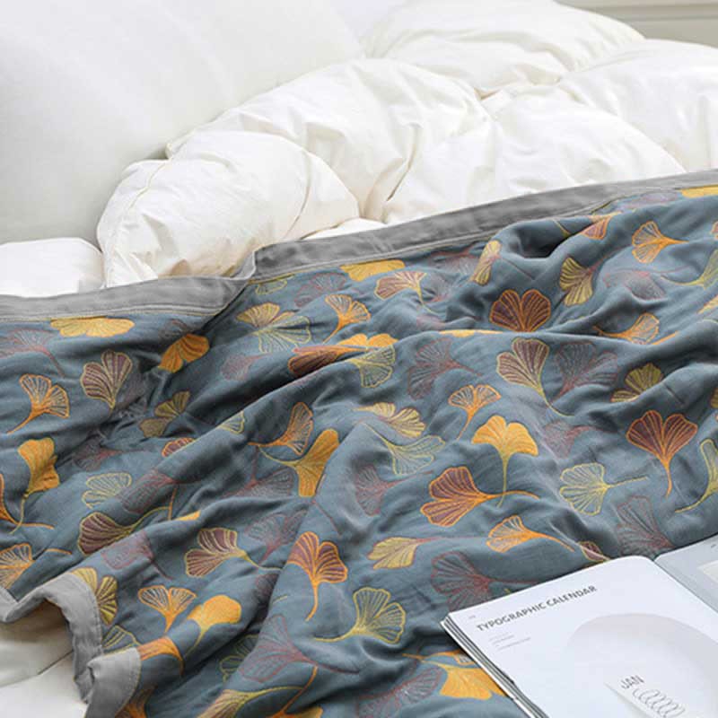 Luxurious Duvet with Elegant Leaf Pattern – Premium Cotton