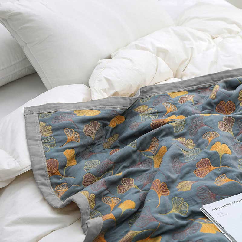 Luxurious Duvet with Elegant Leaf Pattern – Premium Cotton