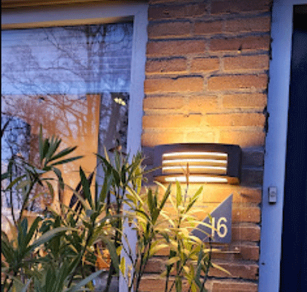 GardaOutdoor Lamp – Stoere Black Wall Lamp IP54