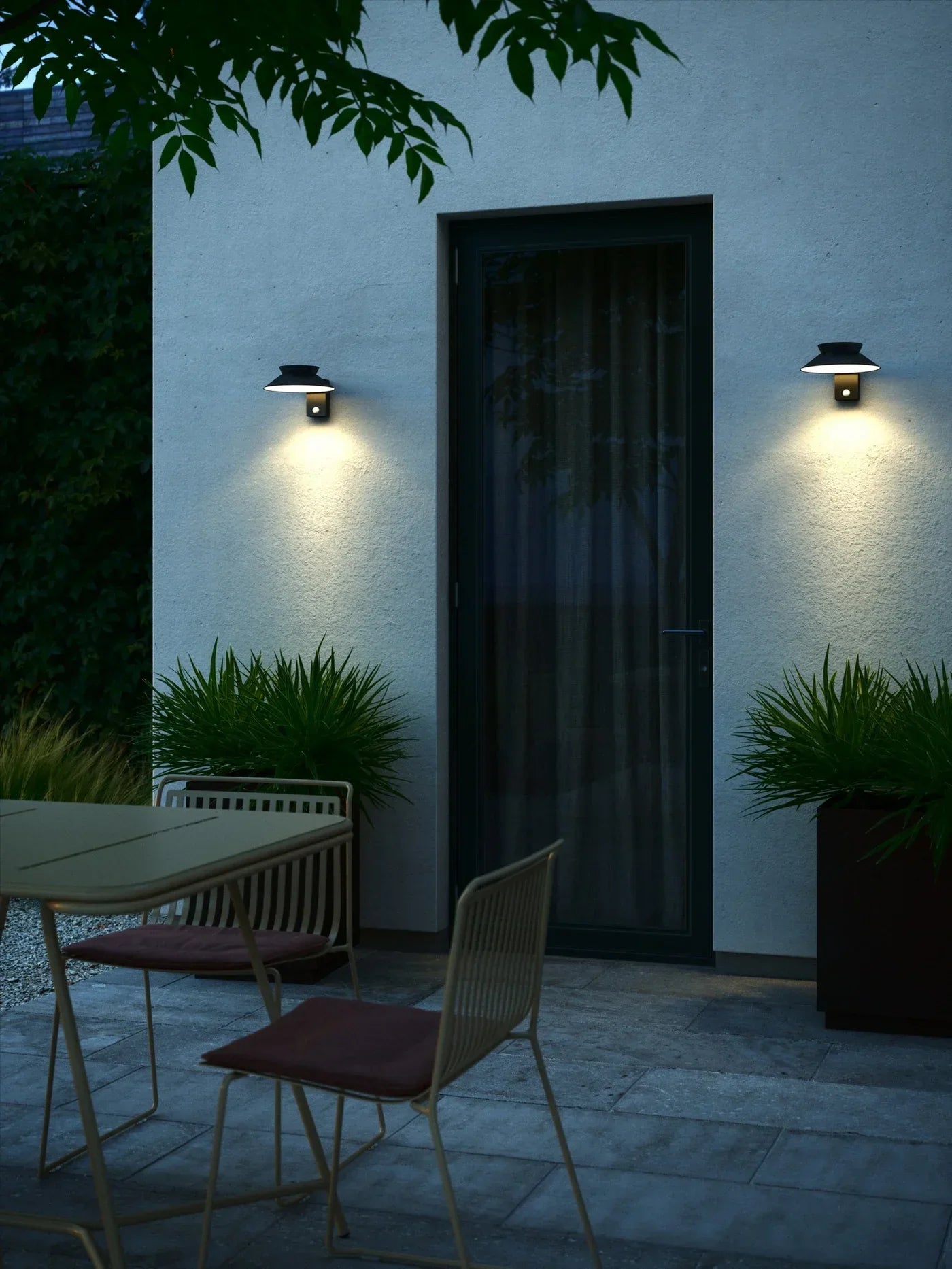 Justina Solar Outdoor Lamp - Wireless LED Wall Lamp with Sensor