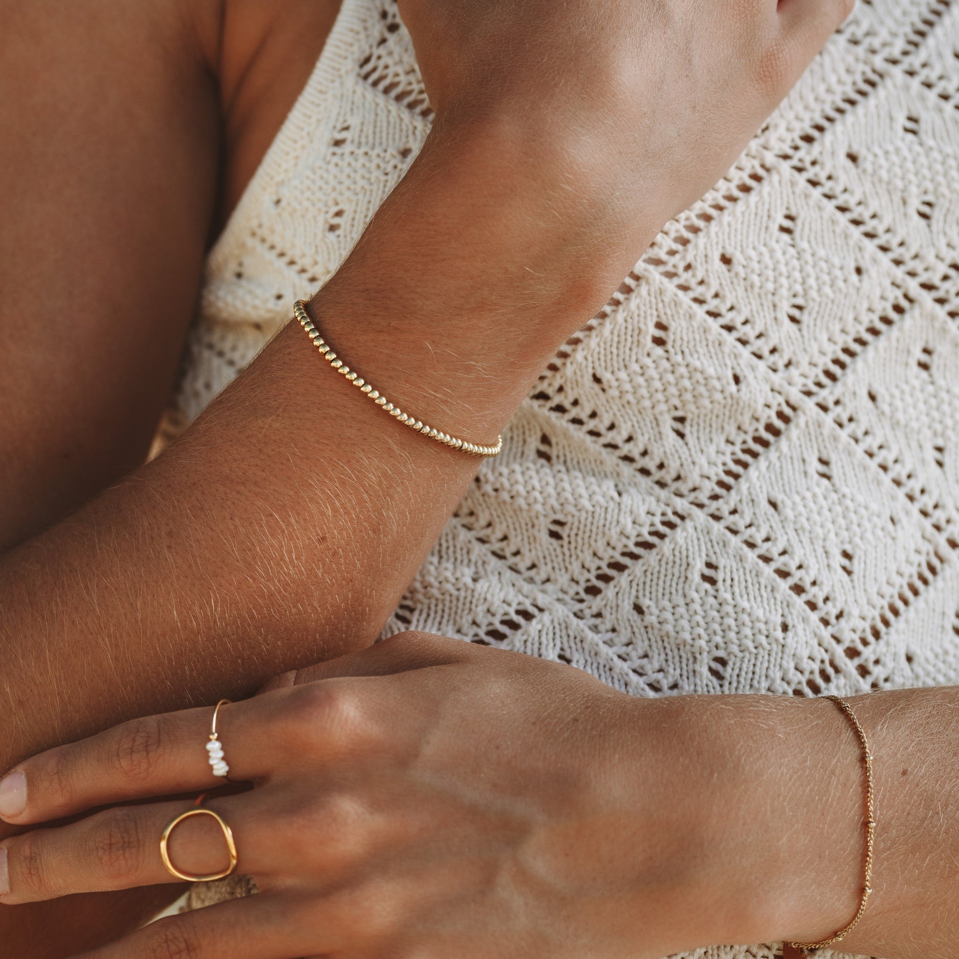 Stylish Nova Bead Bracelet for a Refined Look