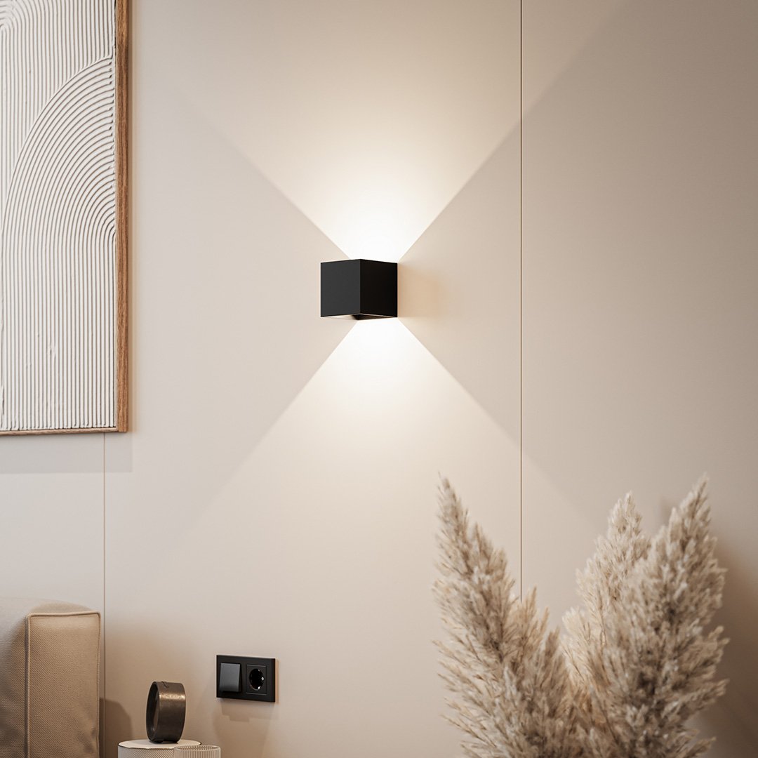 LumiGuard Vägglampa - Elegant Vägglampa för Utomhus med Varmt Ljus
