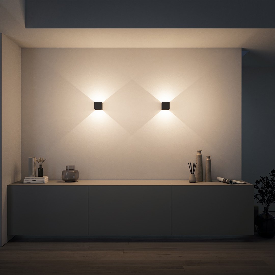 LumiGuard Vägglampa - Elegant Vägglampa för Utomhus med Varmt Ljus